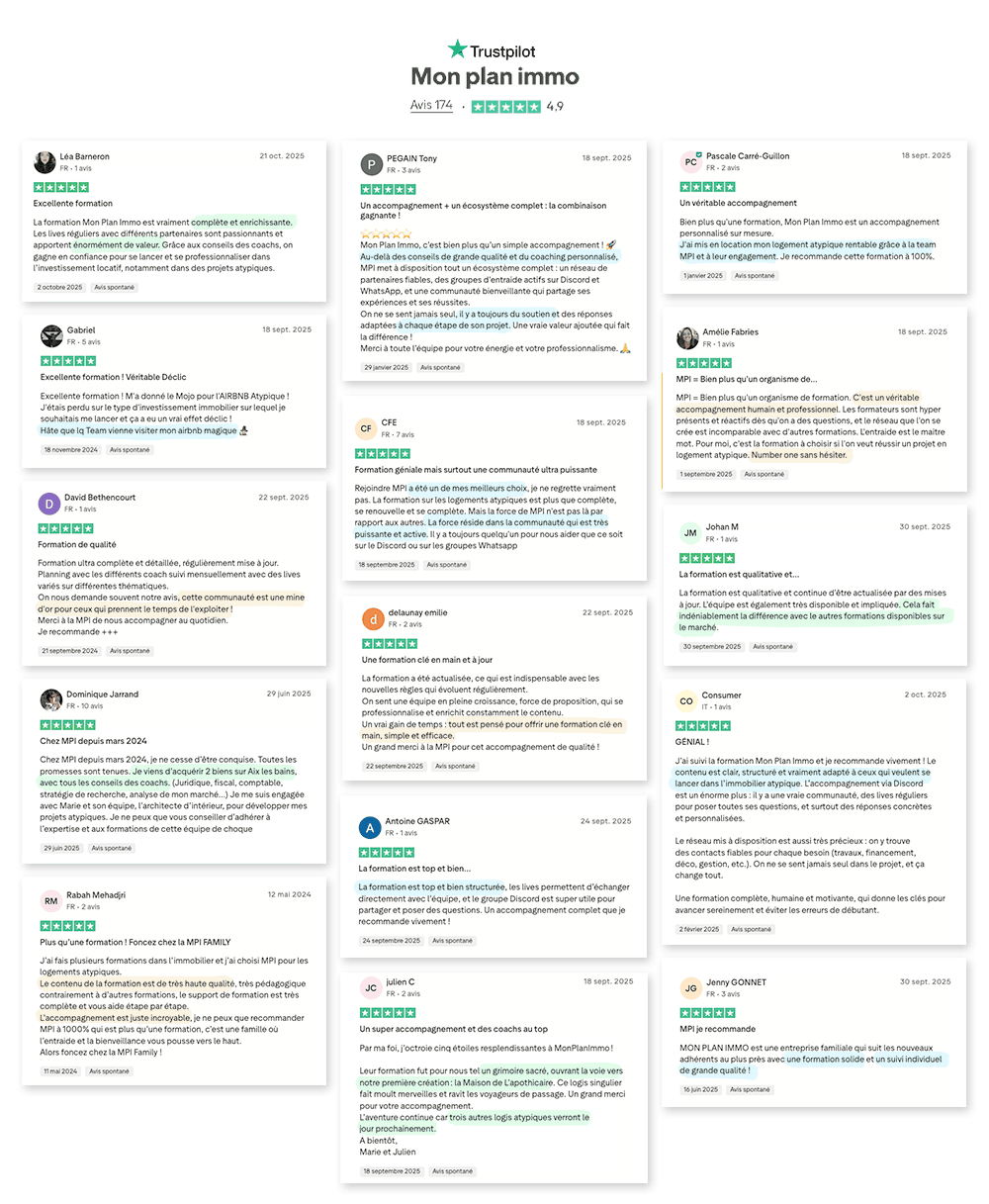 Trustpilot MonPlanImmo